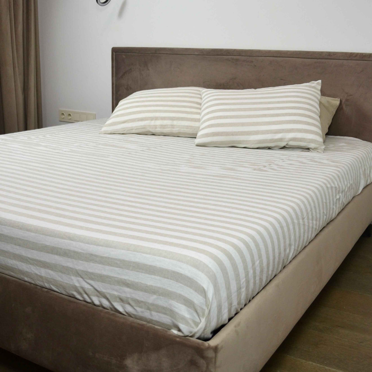 Organic Linen Striped Bedding - LinumLenis