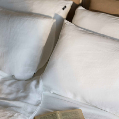 Linen Bedding Set – Pure White
