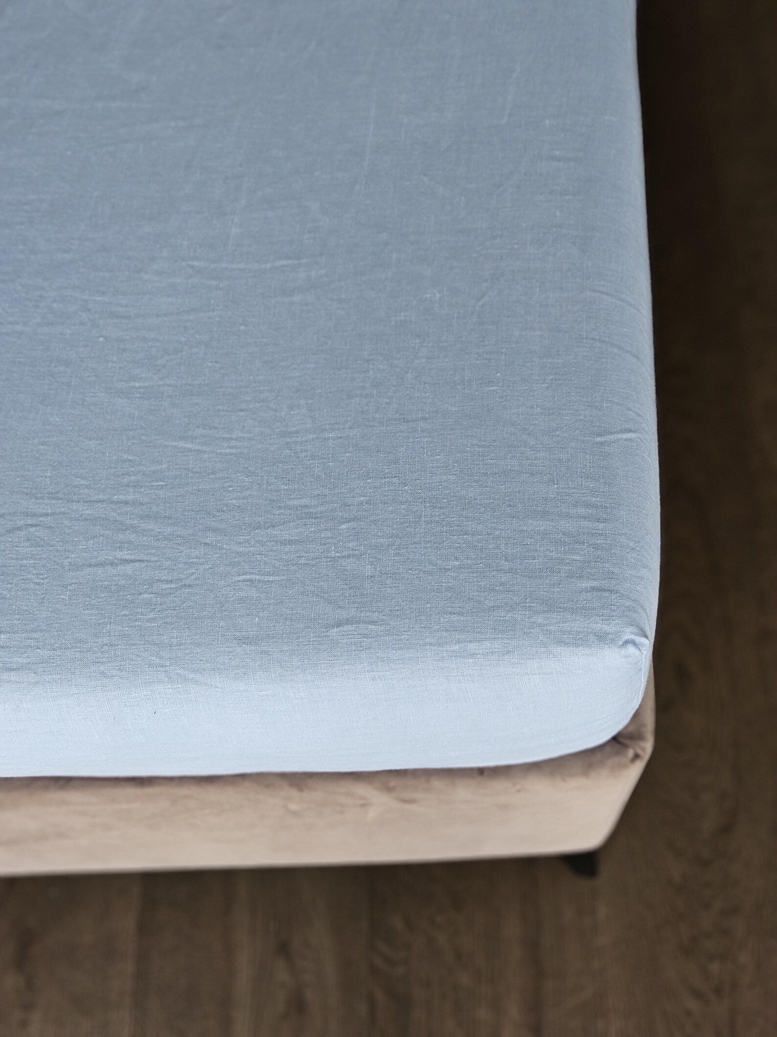 Blue Linen sheet Linum Lenis