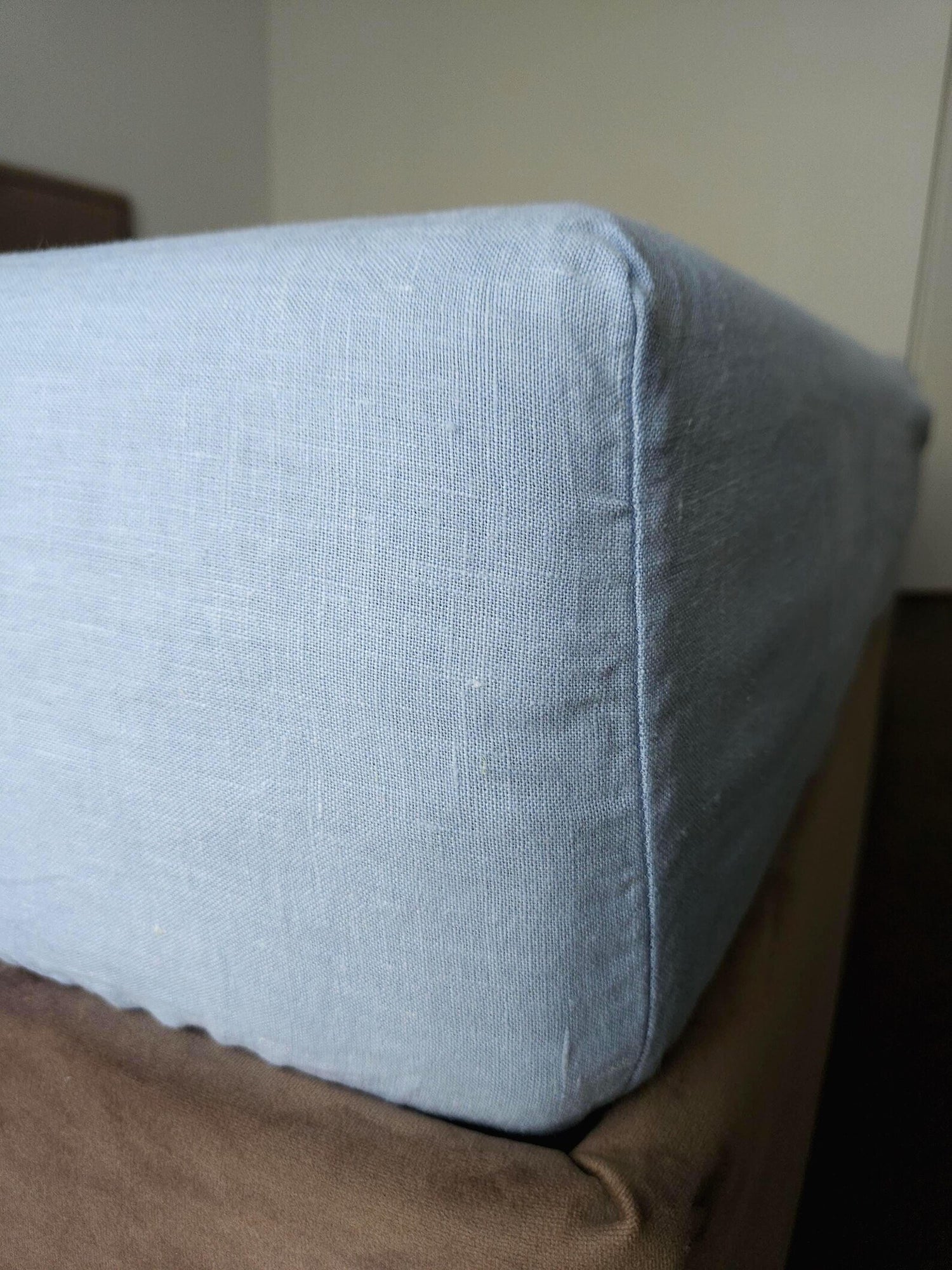 Blue Linen sheet Linum Lenis